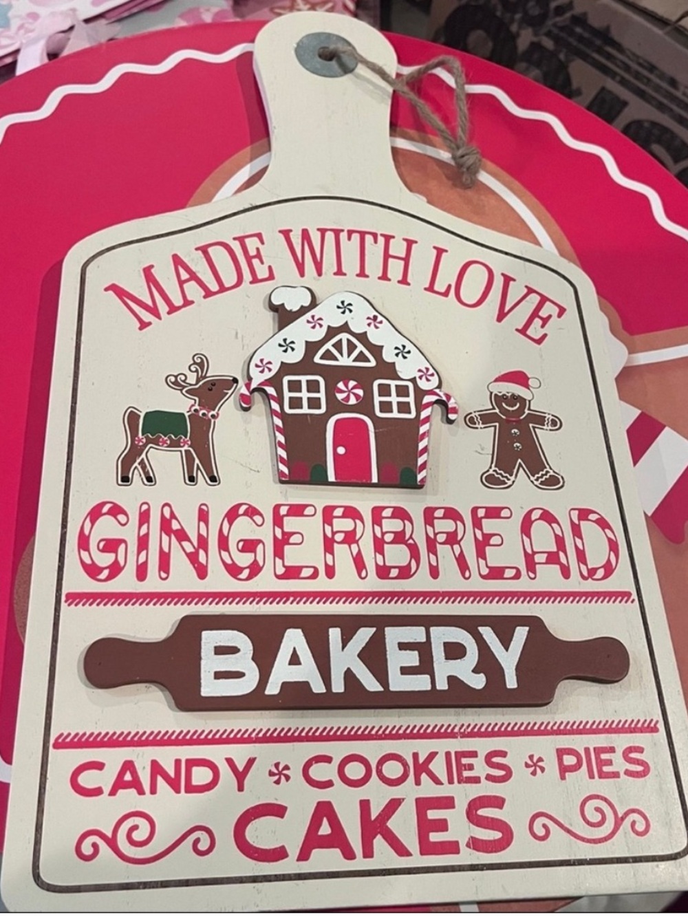 Gingerbread Decorative Cutting board